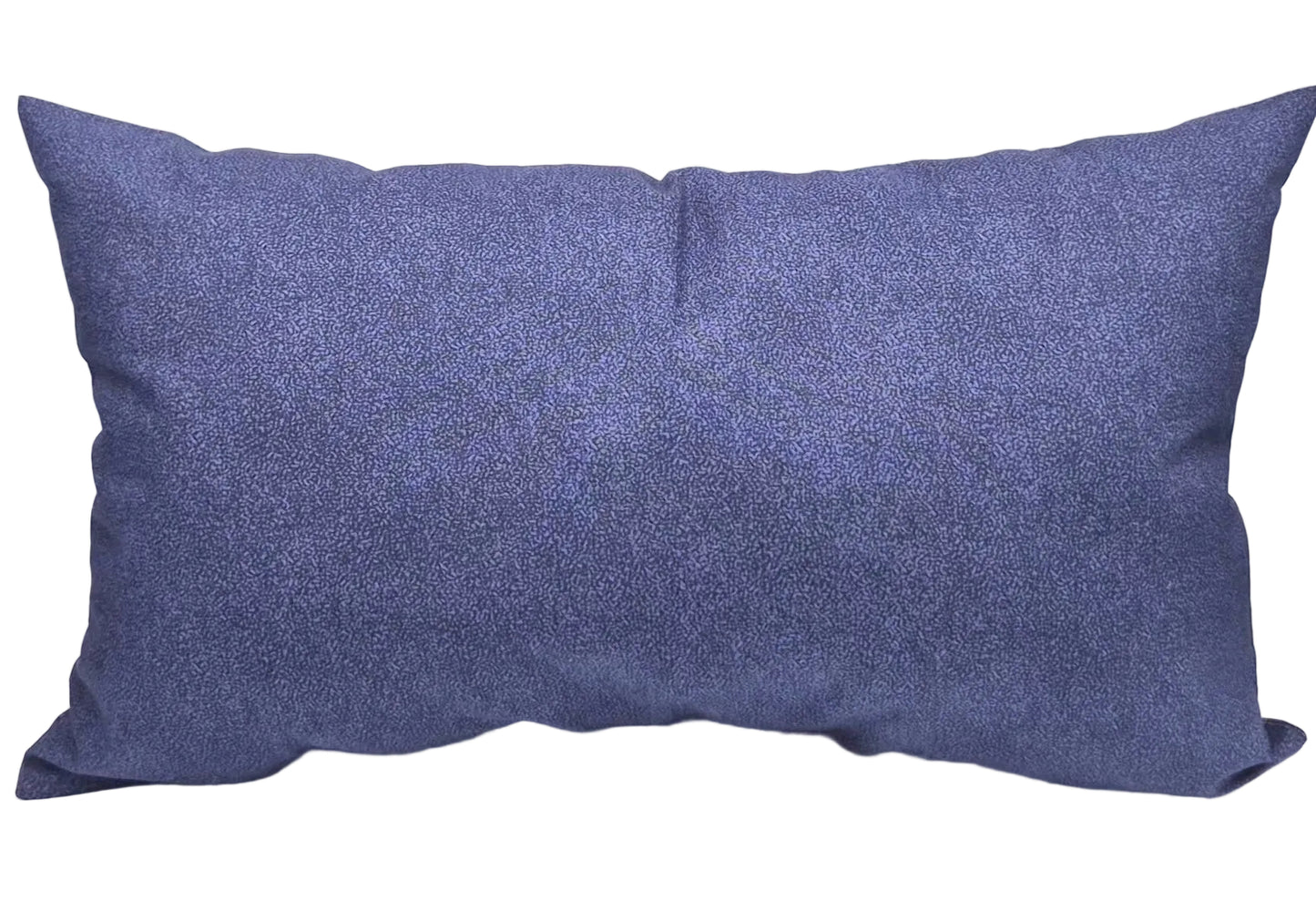 A rectangular navy blue pillow.